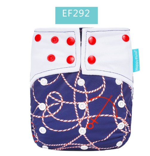Happyflute Baby Cloth Diapers Double Gusset Washable Cloth Nappy Without Insert HF1