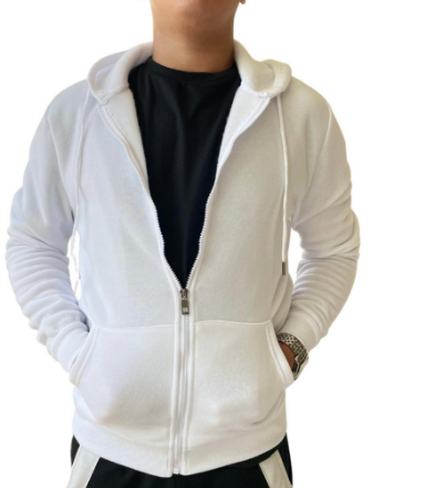 Hoodie Jacket (Bright White)