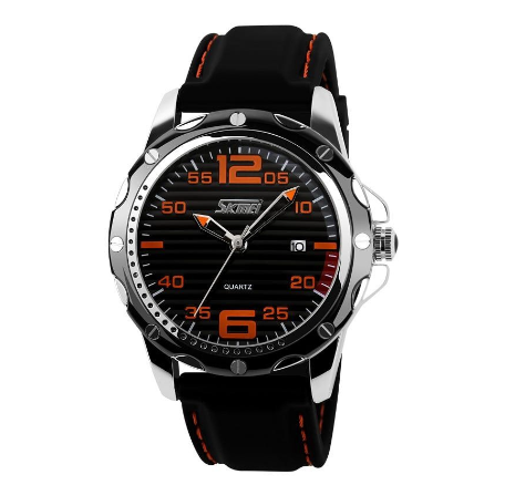 Skmei S0992 Waterproof Men Quartz Watch B LEATHER STRAP