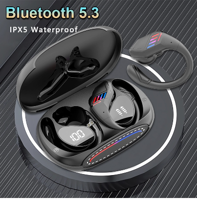 RALKER TWS Wireless Headphones In Ear Earbuds Bluetooth 5.3 Gamer Earphones IPX5 Waterproof Headset
