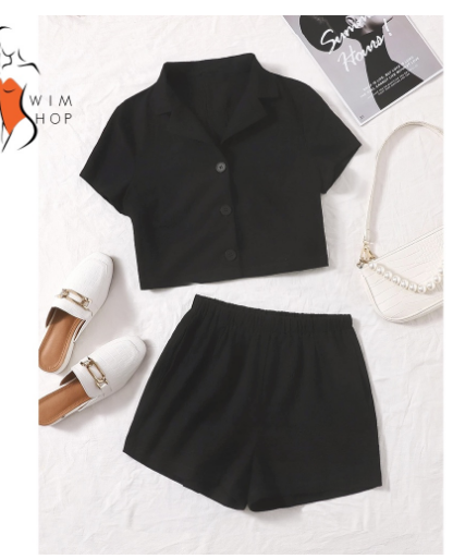 NICOLE Polo and Short Terno (with Etiqueta)