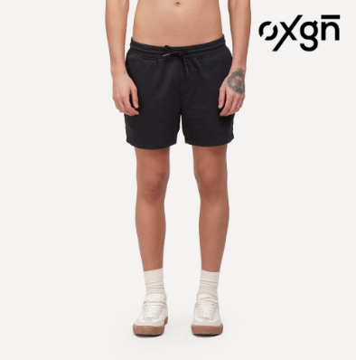 OXGN Premium Threads Urban Shorts For Men (Black/Camel)
