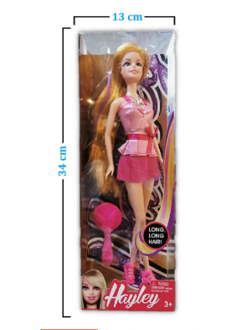 Kingtoys Fashion Doll Hayley Doll for Kids Toy Doll High Quality Rubber Doll
