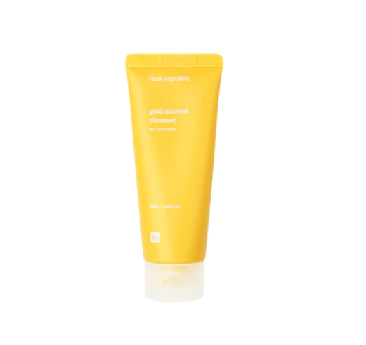 Face Republic Gold Mineral Cleanser 100mL [ Dull Skin, Brightening / Gold, Ginseng]