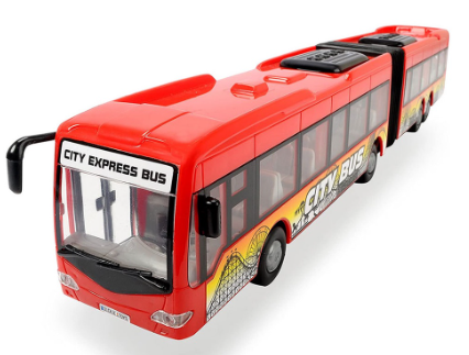 Dickie Toys City Express Bus Red Vehicle