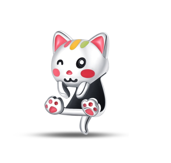 Glowing Turtle Nighttime Owl 925 Silver Dangle Charms Heart Balloon Bracelet Pendant 009