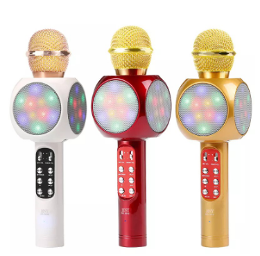 Original Smile WS-1816 Wireless Bluetooth Microphone WS1816 karaoke Speaker 100%