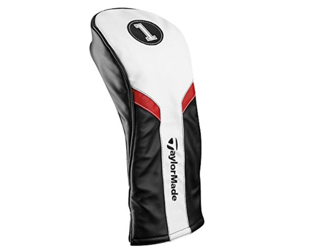 TaylorMade Golf Driver Headcover,White/Black/Red