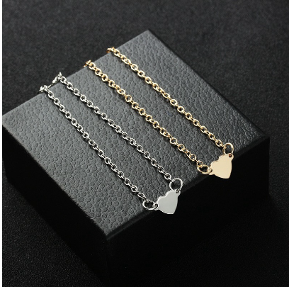 Fashion Love Heart Bracelet Gold Silver