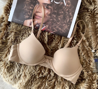 Lovito Women Sexy Plain Buckle Bra LNL43212