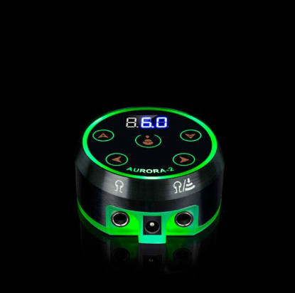 Professional Tattoo Power Supply Aurora 2 Source Touch Screen Upgrade Digital LCD New Mini LED Touch Pad Tattoo Power Supply With Adaptor