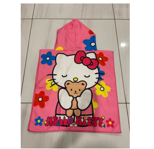 Essential Kids Bath Towel with Hood and Rectangle Bath Towel BT17