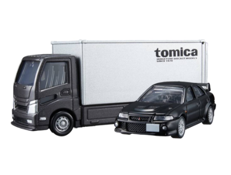 Tomica Transporter Mitsubishi Lancer Evolution VI GSR Die-cast