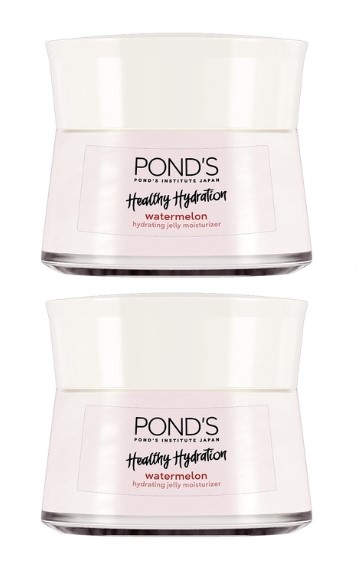 Ponds Watermelon Jelly Moisturizer with Vitamin E for Hydrated Skin 50G BUNDLE OF 2