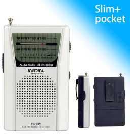 Universal Pocket AM/FM Portable Mini Built in Speaker Digital Receiver Radio Pocket