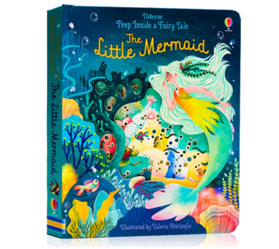 Usborne Peep Inside A Fairy Tale The Little Mermaid Educational Picture Books Story Book for Kids