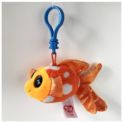Ty Beanie Big Eyes Keychain Pendant Sloth Monkey Cat Fox Puppy Rabbit Soft Plush Backpack Decor Doll Birthday Gift For Kids 10CM C3