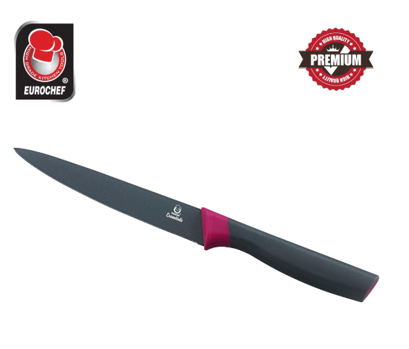 Eurochef High Carbon Stainless Steel 8" Elevated Carving Knife Meat Cooking Kitchen EE706