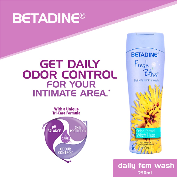 Betadine Fresh Bliss Witch Hazel 250ml