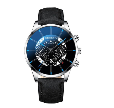 Original GENEVA Men Quartz Watch Casual Waterproof Stainless Steel Watch Men Military Sport Date Watches 13