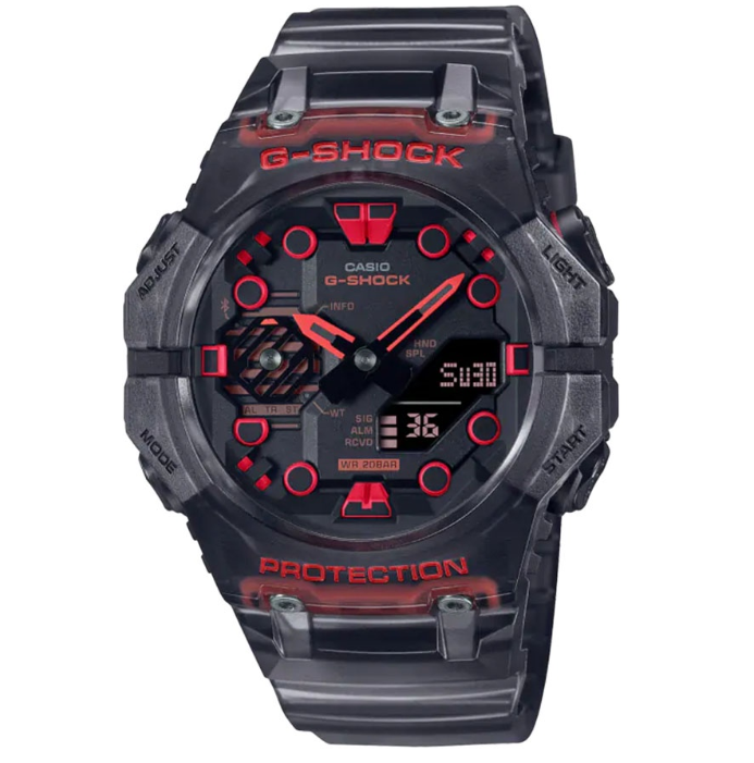 Casio G-Shock Standard Analog-Digital Black Resin Digital Watch For Men CGA-B001G-1ADR