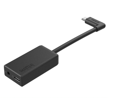 GoPro 3.5mm Microphone Adapter for GoPro Hero 12, 11, 10, 9, 8, 7, 6, 5, Session Camera