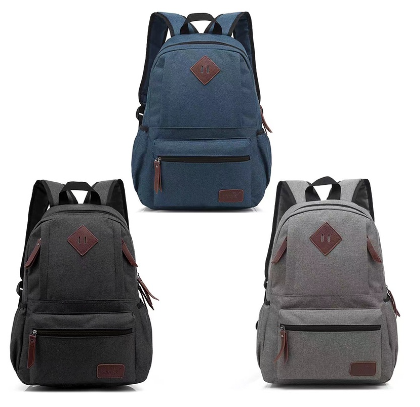 UISN #2134 Men's Fashion Trendy Canvas Backpack Laptop BackPack