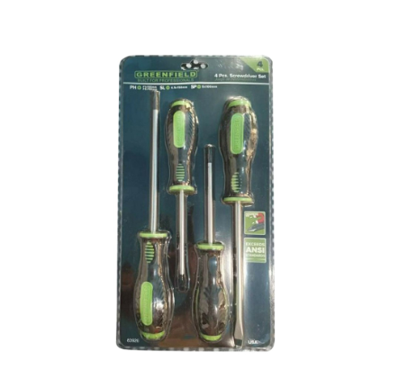 Greenfield Bi-Mat Screwdriver Set 4pcs