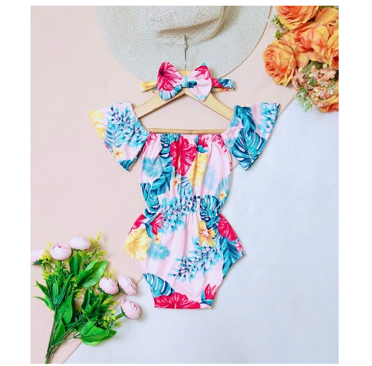 Baby Romper With Turban (UP TO18months) 012