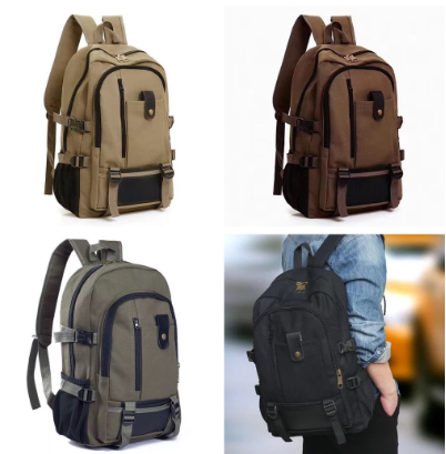 SUPER NO.1 911 Larger Men Backpack Korean Canvas Bag Unisex School Bag