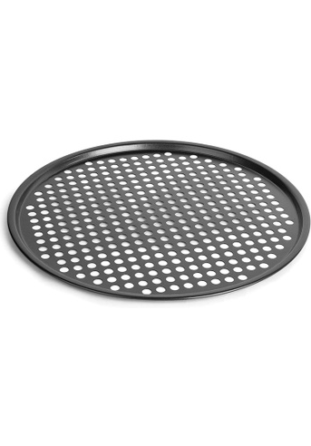 Slique Pizza Pan with Holes Oven Safe, Non-Stick  32x32x0.9cm