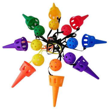 Scoop Ball Toys Throw Chuck Ball Toy Outdoor Activities Ball for Kids