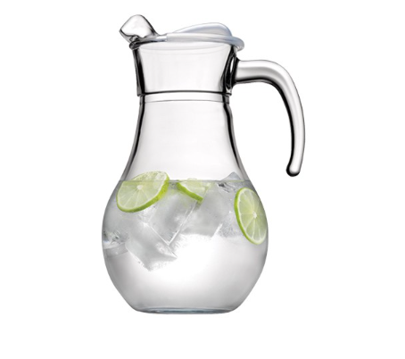 Pasabahce Bistro Glass Jug with Acrylic Cover 1800cc 60 3/4oz (43934)