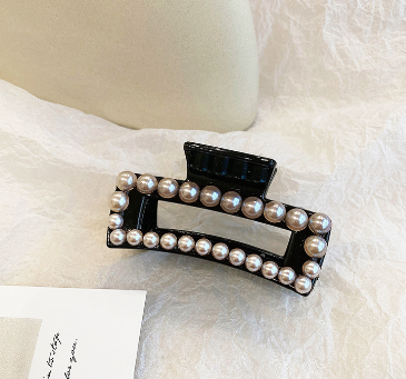 New Korean INS Style Square Pearl Hair Clips Hair Claws For Girls Women Fashion Hair Accessories