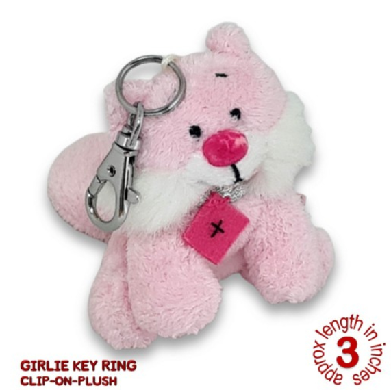 KC0415 Key Clips Rings Hanging Plushies Bag Charm Stuffed Toys P31