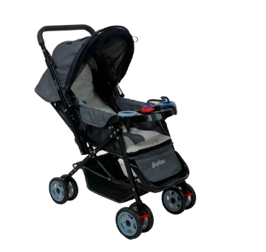 BabyGro 2-way Stroller w/ Reversible Handle and Mosquito Net (Virgil)