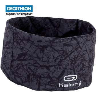 Decathlon Kalenji Multi-Purpose Running Headband - Mottled Grey