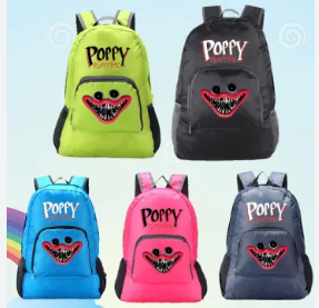 Poppy Playtime Huggy Wuggy Kids School Bag Primary School Bag Beg Bag for Kids Girl School