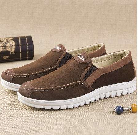 New Men's Denim Made Casual Wear Rubber Shoes Canvas Shoes