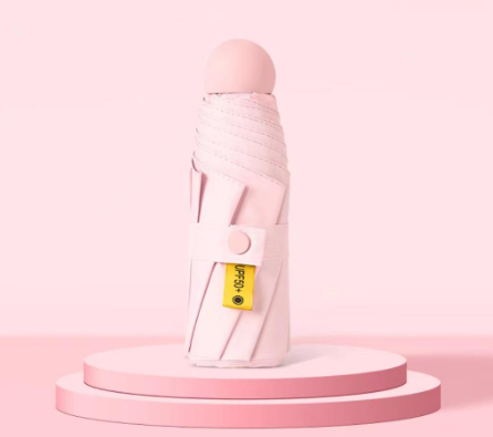 Mini Umbrella Pocket Umbrella, Foldable Compact Travel Umbrella