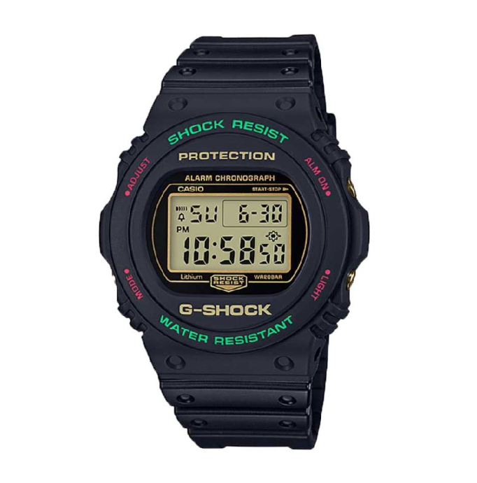 Casio G-Shock Black Resin Watch For Men CDW-5700TH-1DR