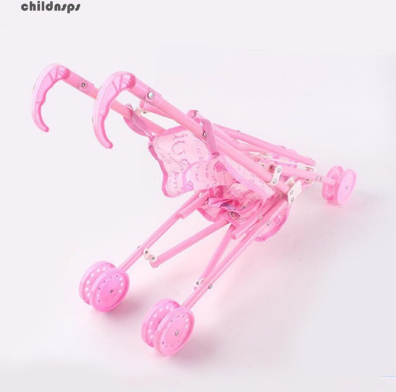 MagiDeal MagiDea lBaby Doll Stroller Trolley Nursery Room Kids Play Toys