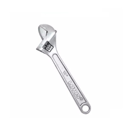Lotus Adjustable Wrench CP 10" (Silver) LAW010S- Mechanic Tools