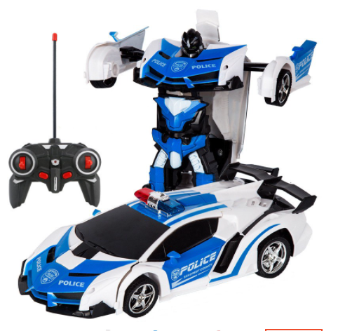 2 in 1 Remote Control Toy Car Robot Toy Deformation Car