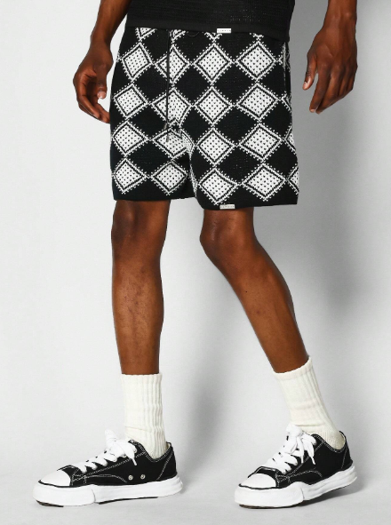 SUMWON Crochet Drop Crotch Short