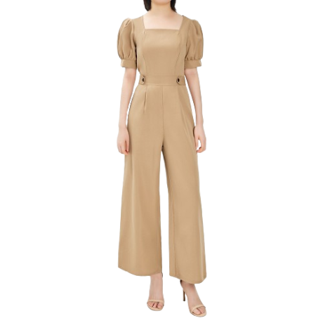 Lovito Women Basic Jumpsuits L68ED209 (Multi-color)