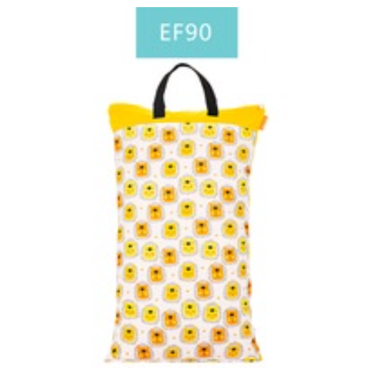 1Pcs Large Hanging Wet Dry Pail Bag for Cloth Diaper Inserts Nappy Laundry With Two Zippered Waterproof Reusable c5