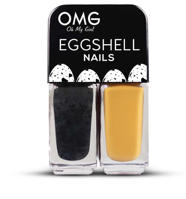 OMG Eggshell Nail Polish Hawk 5ml x 2