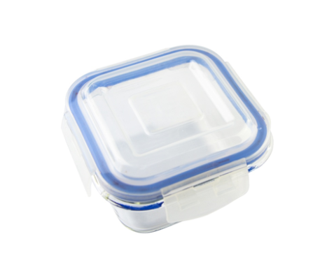 Masflex 320ml Square Glass Food Container