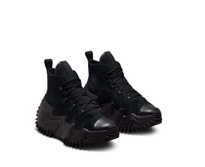 Converse Run Star Motion Cx Platform Unisex Sneakers - Black